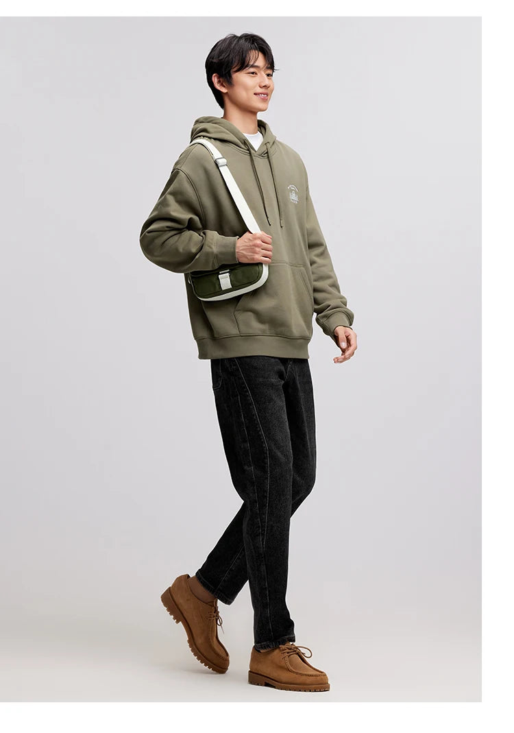 Men's Winter Printed Hoodie - Couple Matching Casual Wear 2025