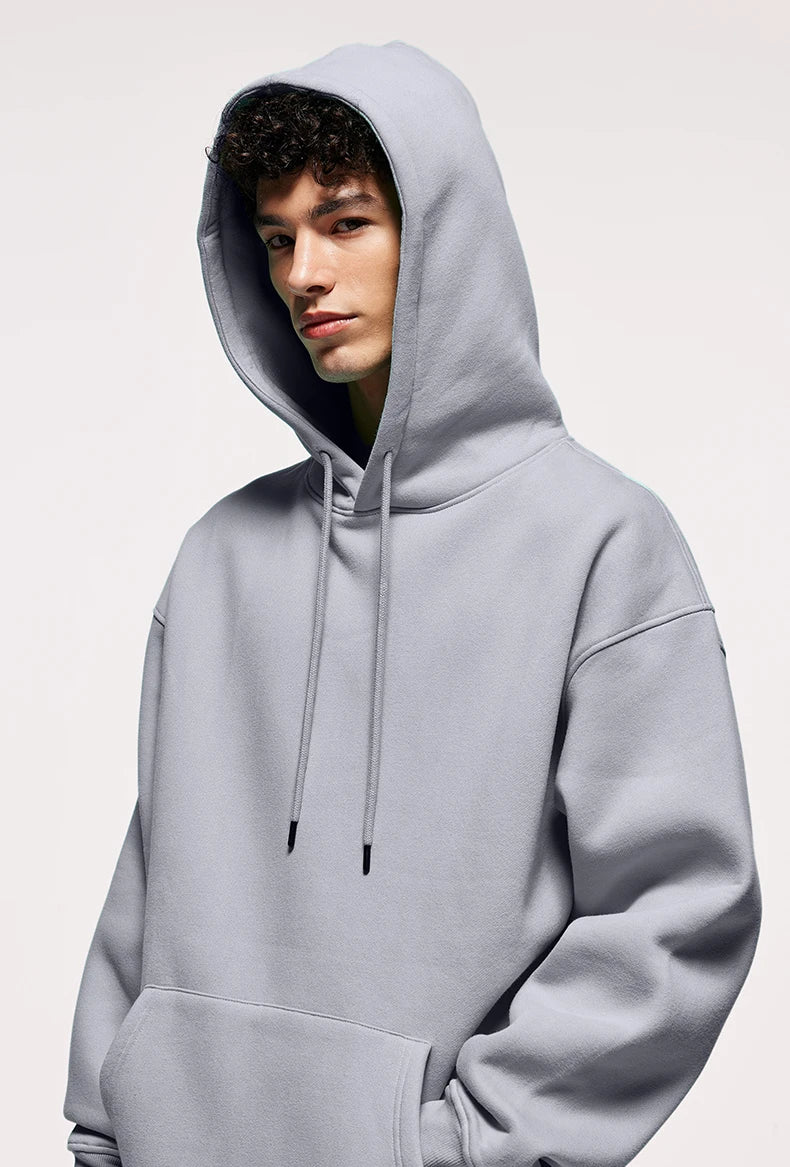 Unisex 350G Fleece Velvet Warm Hoodie