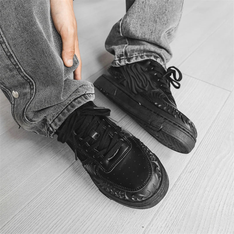 Men's Casual Platform Trainers Sneakers