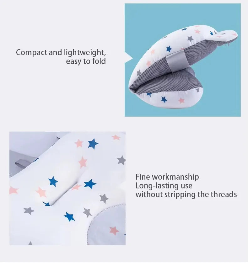 Baby Bathtub Pad - Adjustable Bath Support Seat for Newborn Bathing