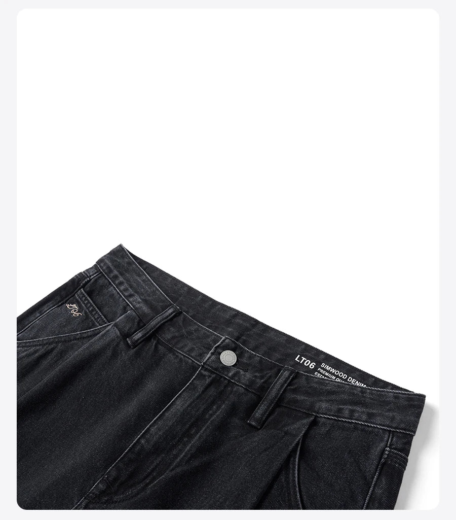 Loose Tapered Vintage Jeans - 11.5oz Cotton Denim Trousers