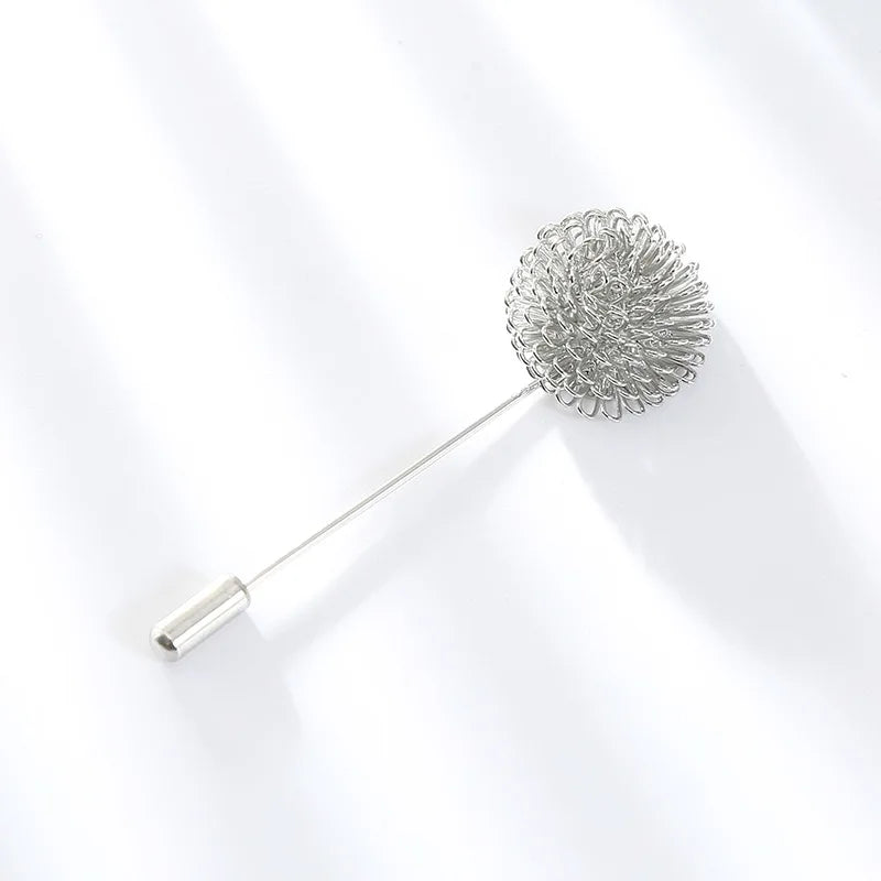 Premium Flower Cufflinks for Men - Round Wedding Shirt Accessories