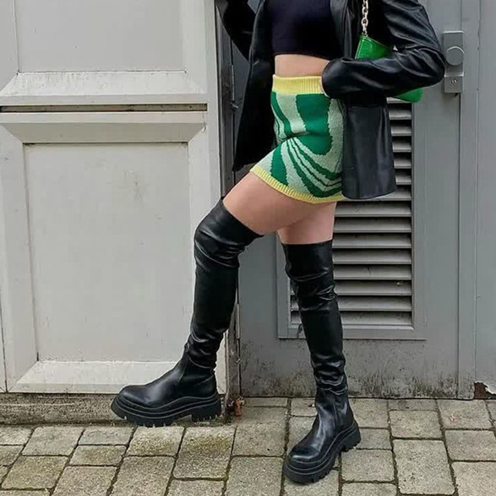 Women's Platform Thigh High Boots