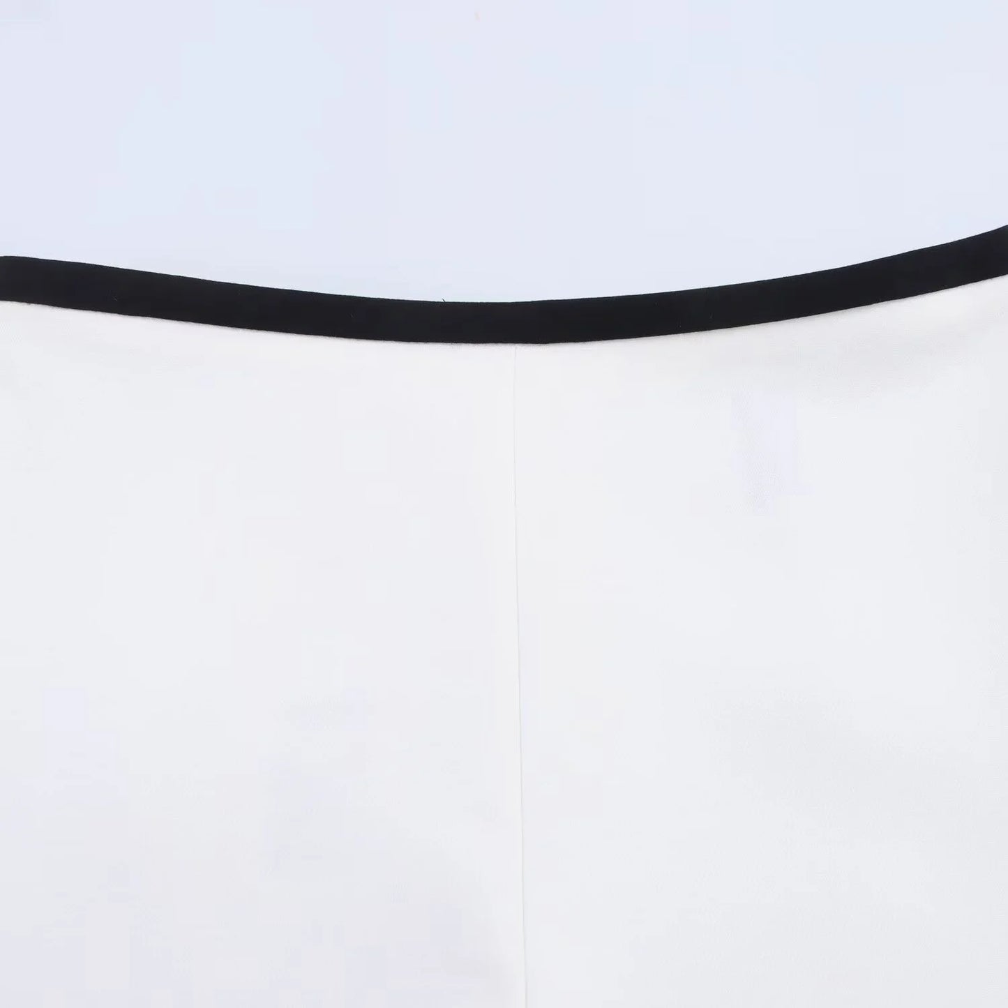 Women's Summer Colour Contrasting Edge Flip Collar Sleeveless Tank Top with Casual Shorts