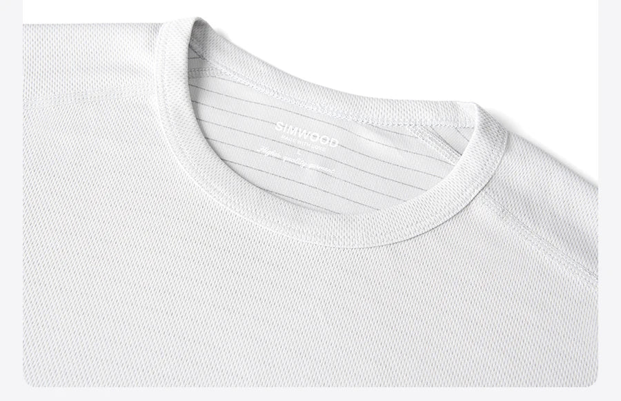 Men's Summer Slim Fit Active Quick Lightweight 140gsm Anti Static Conductive Fabric Athletic Gym T-Shirt