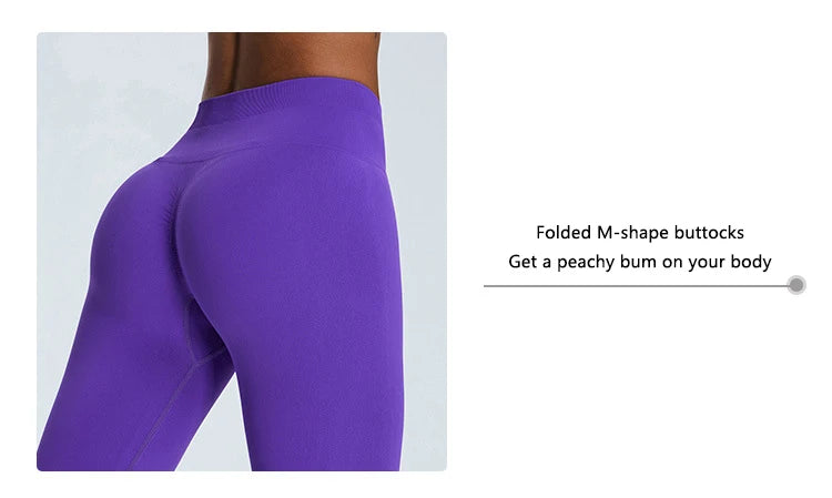 Women's High Waist Yoga Pants Fitness Running Tights Push Up Sports Gym Workout Leggings
