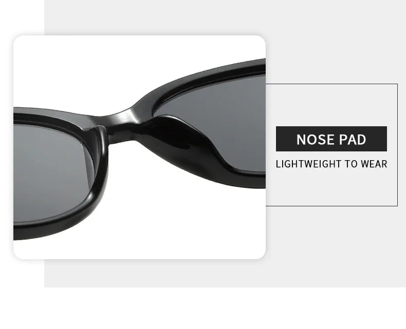 Small Square Sunglasses - Trendy Vintage Hip Hop Eyewear UV400 for Women & Men