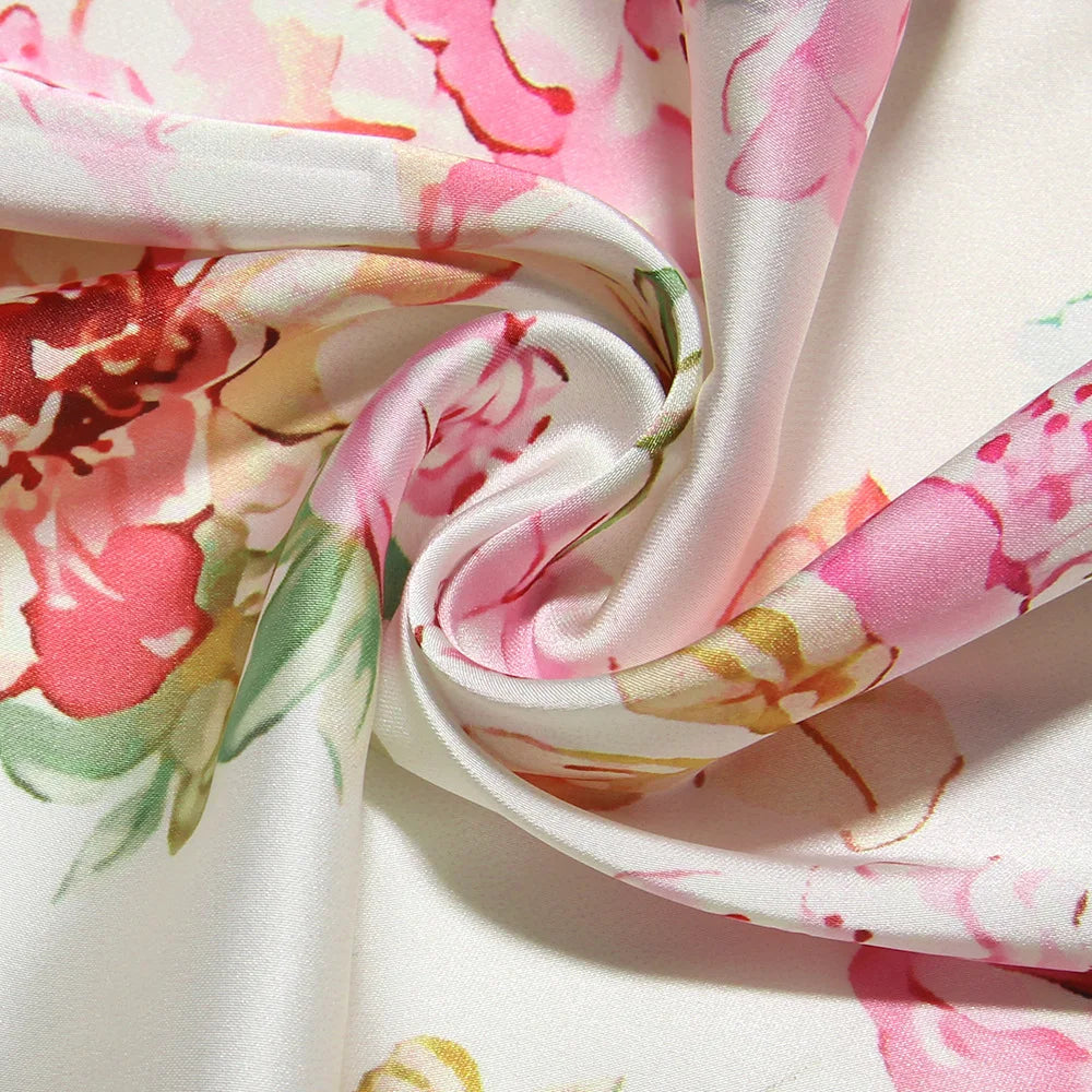 Women's Floral Print Spaghetti Strap Maxi Dress