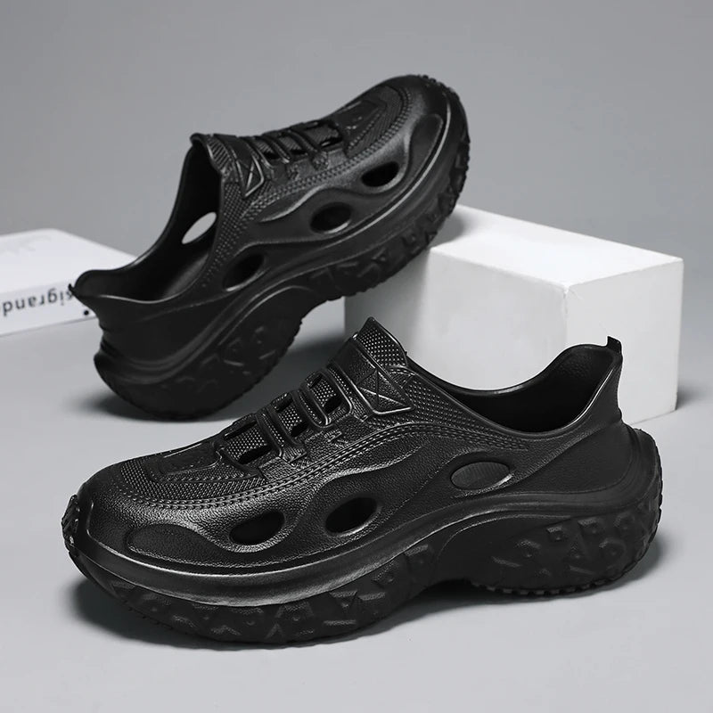 Men's Summer Sandals Platform Outdoor Quick Dry Beach Wading Water Non-Slip Clogs
