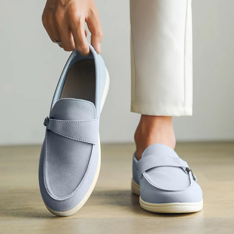 Men's Autumn Slip-On Loafers - Comfortable Soft Tennis & Driving Shoes