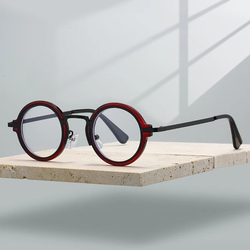 Punk Round Glasses - Blue Light Blocking Eyewear for Men & Women