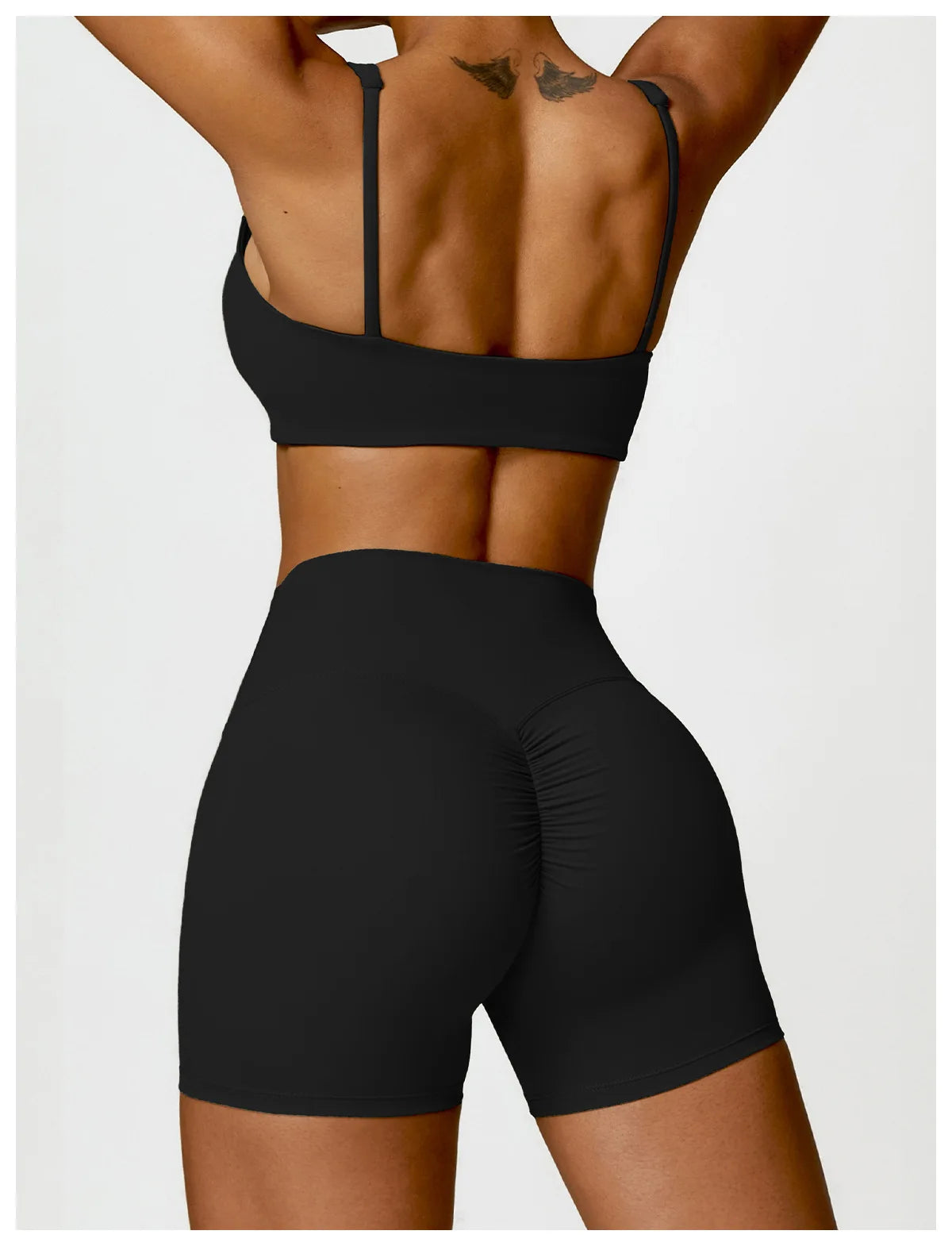 Women's 2 Pcs Yoga  Workout Sportswear Tracksuit Running Fitness Leggings Gym Set