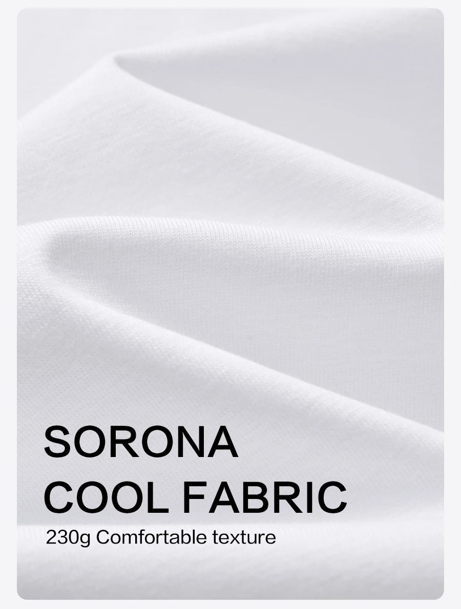 Men's Soft Letter Print T-Shirt - Cool Touch Breathable Cotton