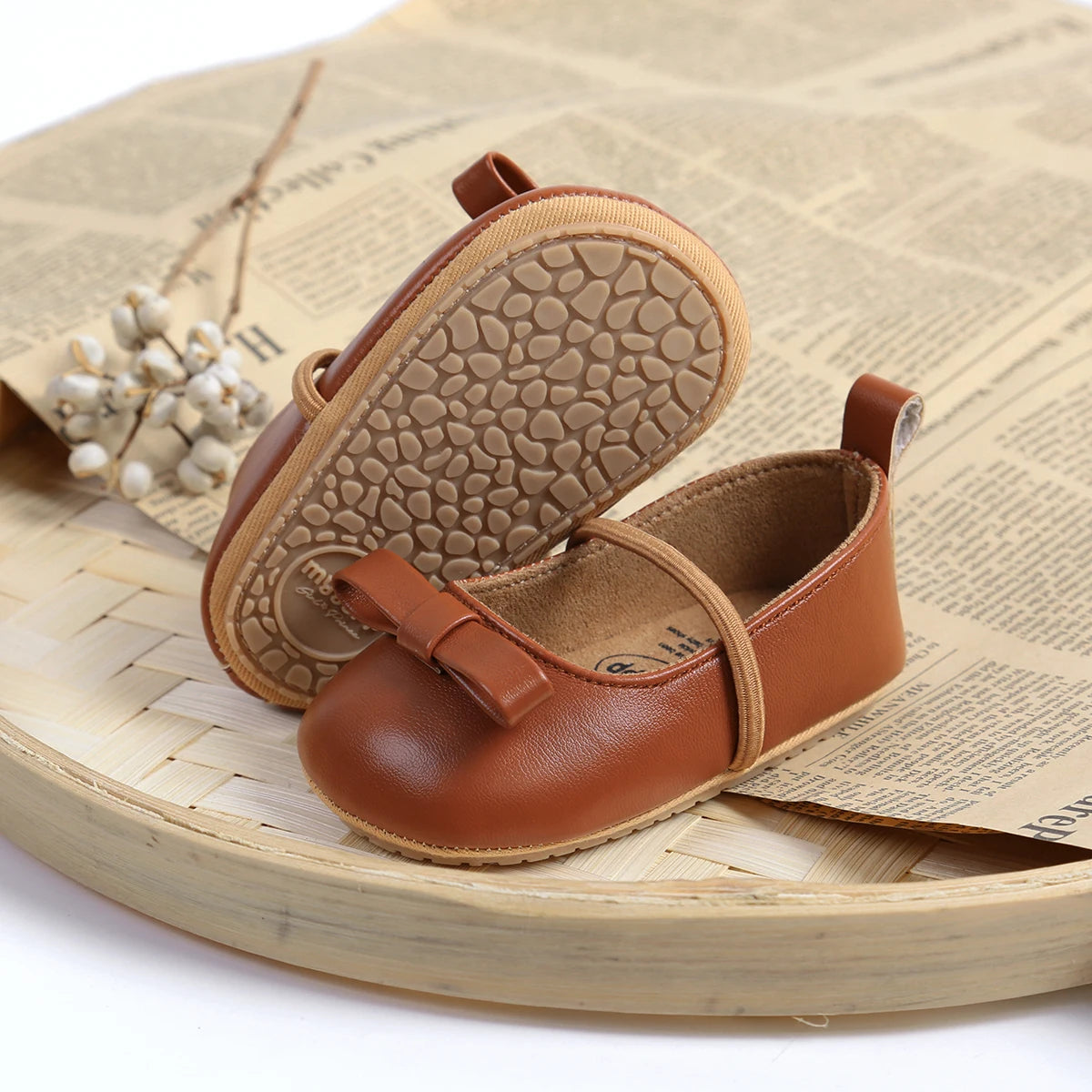 Baby Girls Bowknot Flat Shoes