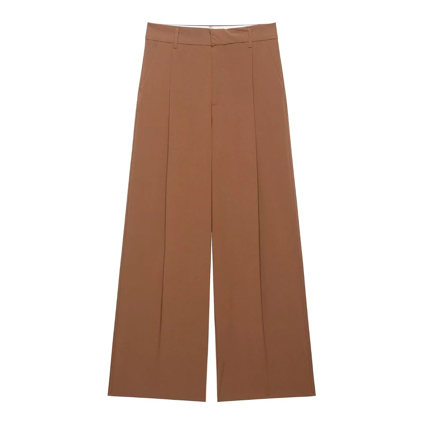 Women's Belt Suit Jacket High Waisted Pants Set