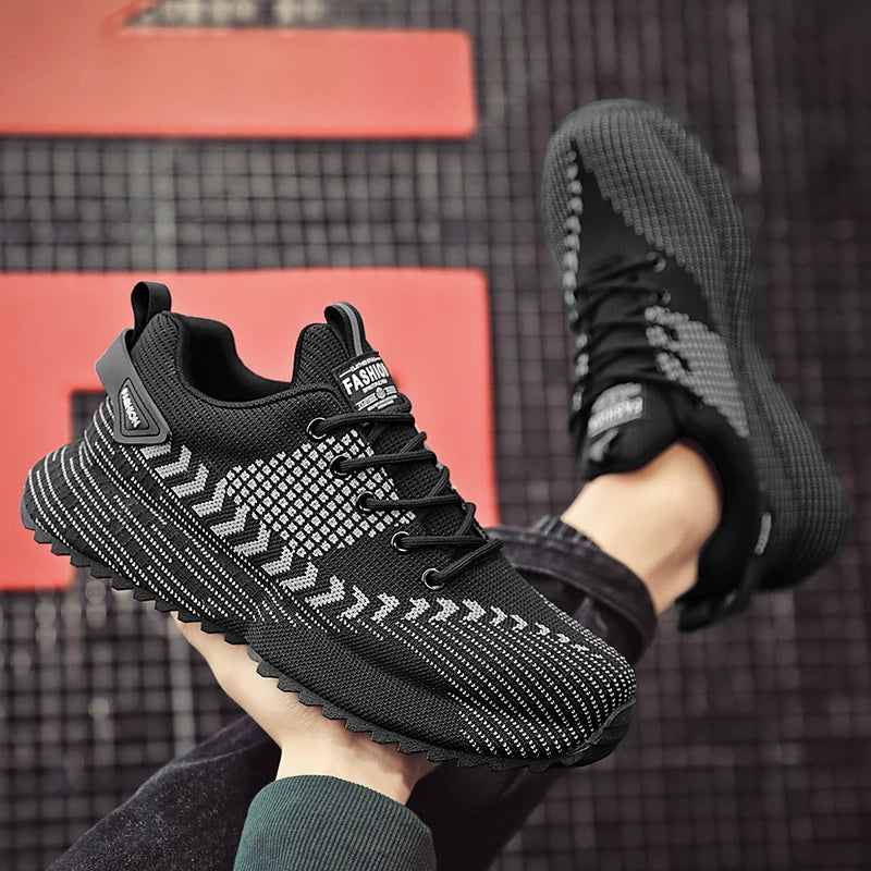 Men's Casual Platform Sports Shoes Breathable Sneakers