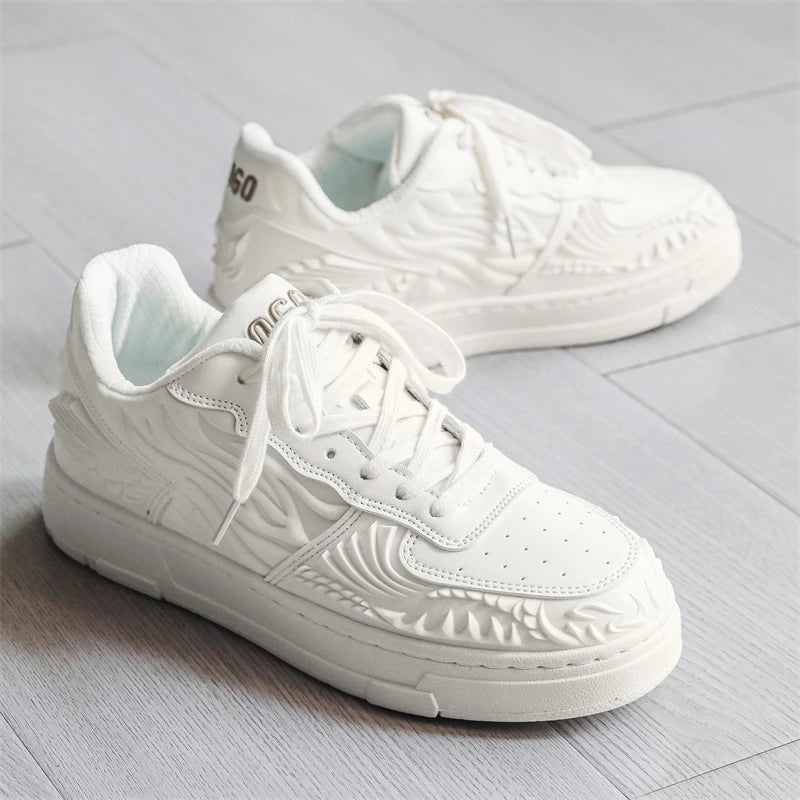 Men's Casual Platform Trainers Sneakers
