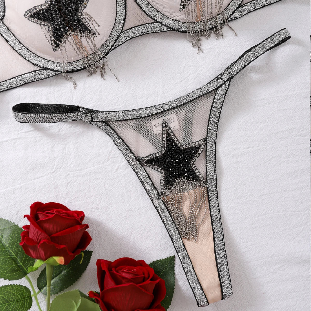 Women's Star Tassels Micro Lingerie