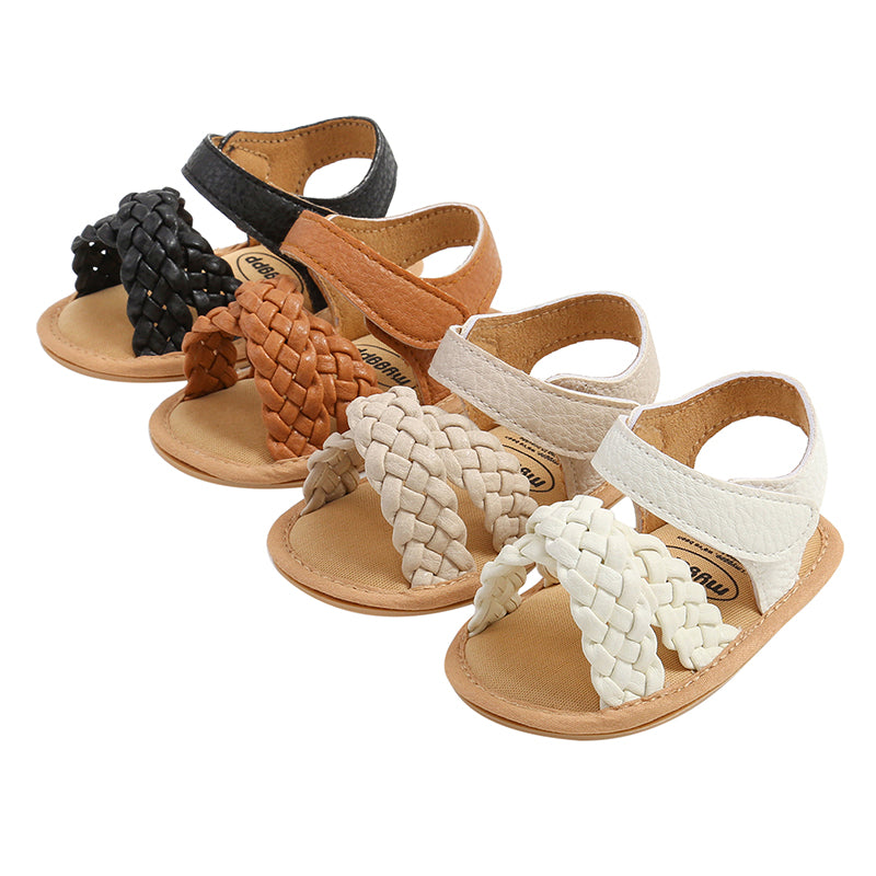 Infant Baby Boys Girls Sandals Summer Soft Sole Open-toed Walking Shoes