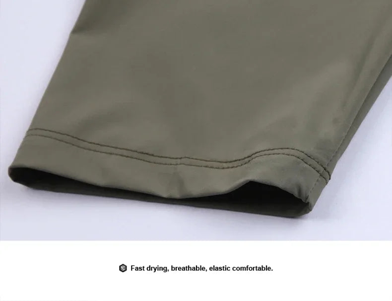 Men's Gym Casual Sweatpants Breathable Quick-Drying Ice Silk Sports Jogging Training Trousers
