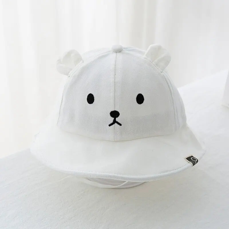 Cute Bear Baby's Bucket Hat With Ears