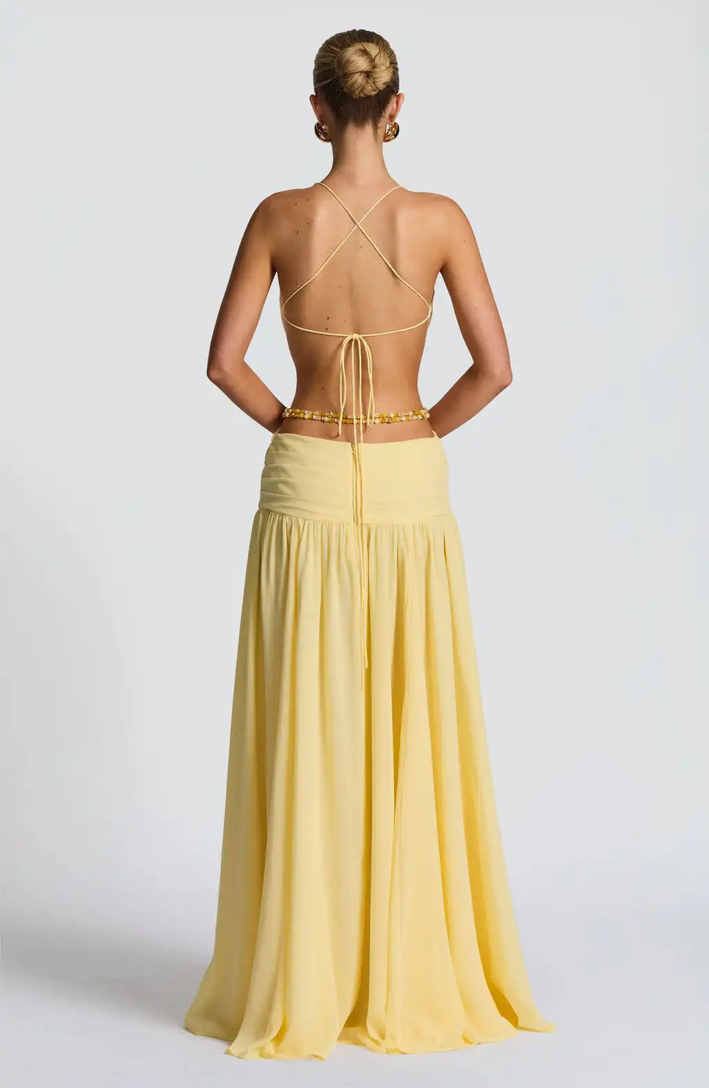 Women's Cut Out Beach Dress - V-Neck Summer Beachwear Cover Up