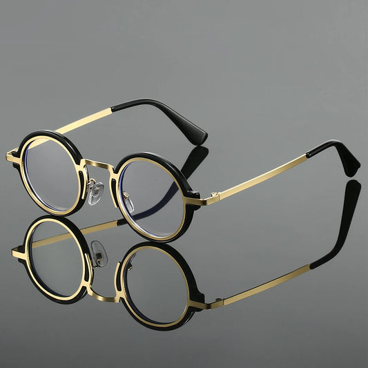 Punk Round Glasses - Blue Light Blocking Eyewear for Men & Women
