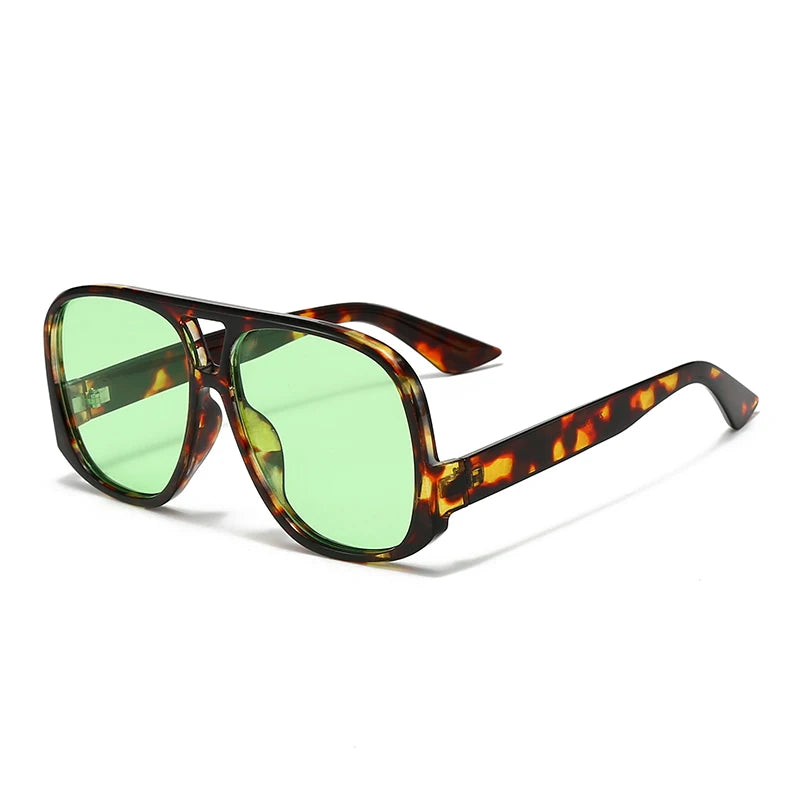 Unisex 1/3pcs Oversized  Double Bridges Sunglasses UV400