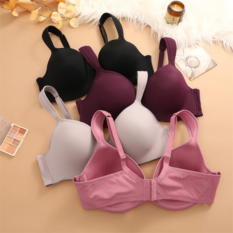 Women's Support Bras Beautiful Back Seamless Bra One-piece Wireless Bralette Push Up Sports Brassiere