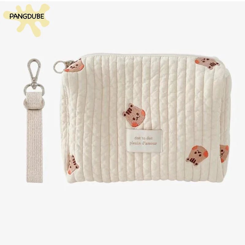 Cute Embroidery Baby Stroller Bag with Hook - Nappy Bag for Baby Accessories