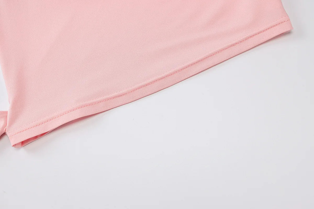 Women's One Shoulder Solid Lace Up Top Summer Outfit Backless Sleeveless Crop Tank Coquette