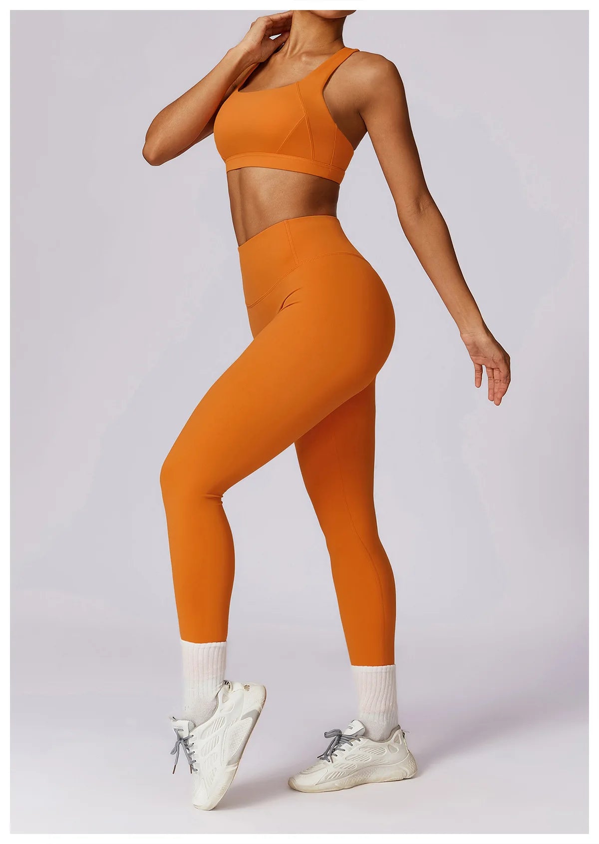 Women's 2Pcs Sports Fitness Tracksuit Workout Sportswear Quick-Drying Yoga Gym Yoga Set