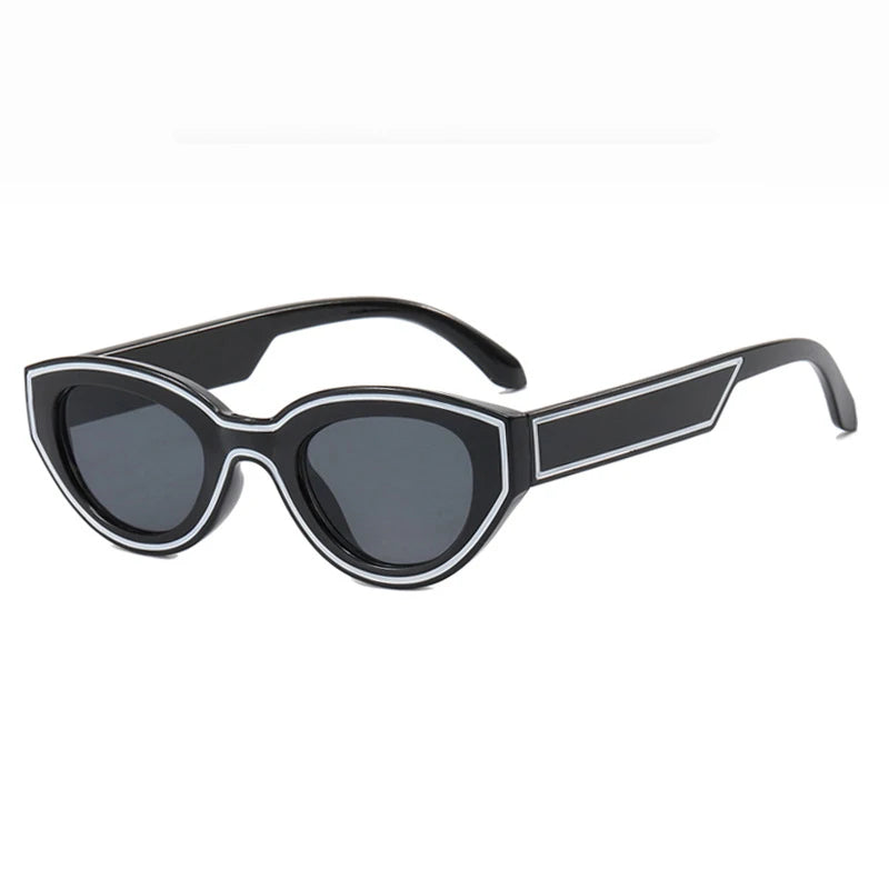 Unisex Rectangle Oval Vintage Square Sunglasses Shades Eyewear Anti-glare UV400