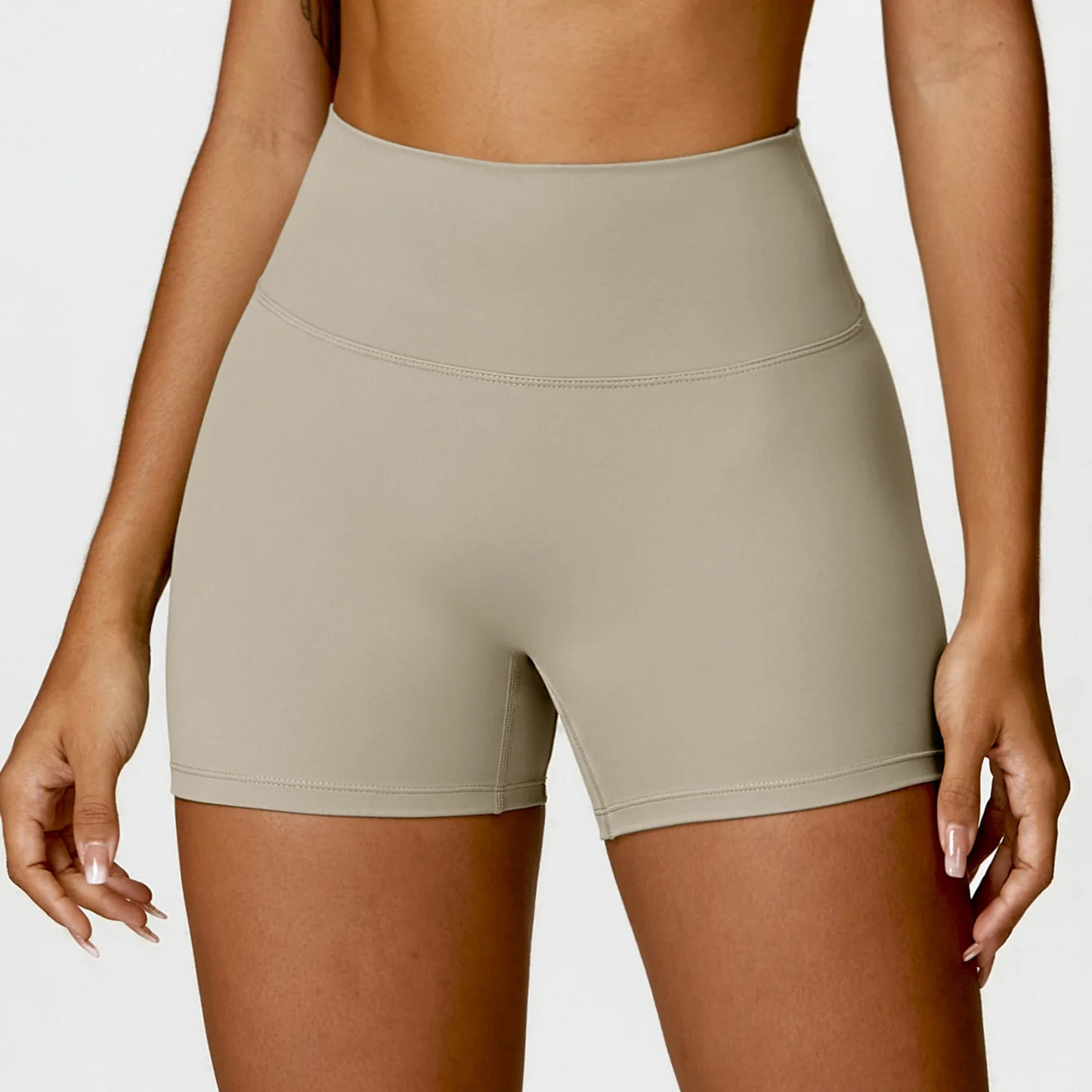 Women's Buttock Lift Scrunch Yoga Gym Leggings Cycling Slim Fit Workout  High Waist Sports Shorts