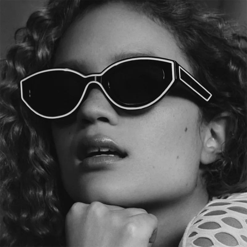 Unisex Rectangle Oval Vintage Square Sunglasses Shades Eyewear Anti-glare UV400