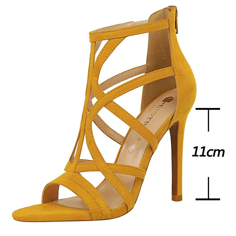 Women's Roman Style Stiletto 11 CM High Heels