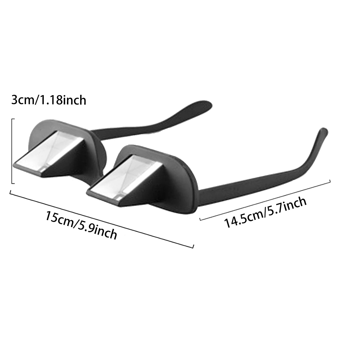 Horizontal Lazy Reading Glasses - Lie Down TV Watching Eyewear for Men & Women