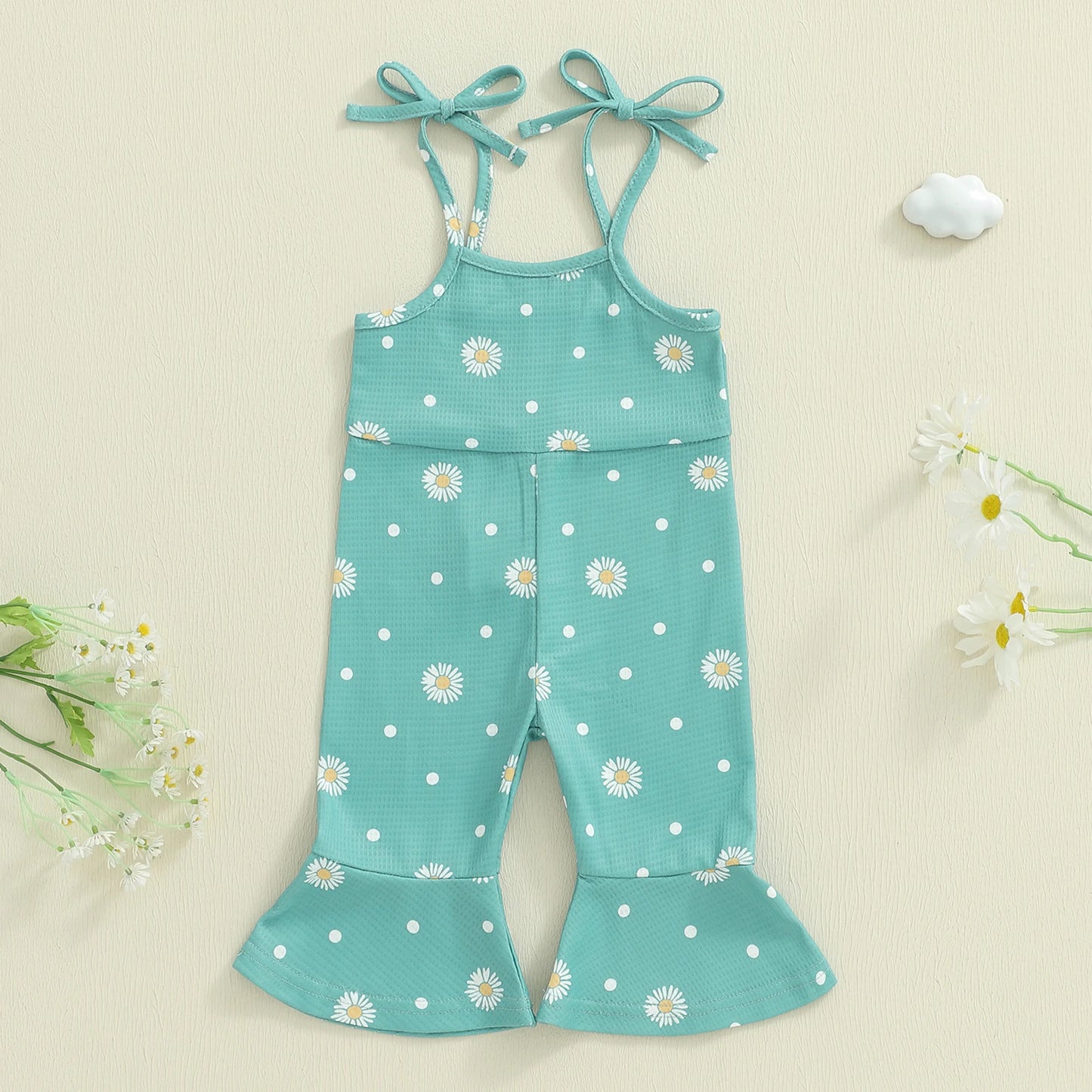 Baby Girls Autumn Winter Jumpsuit - Thick Knit Sleeveless Romper