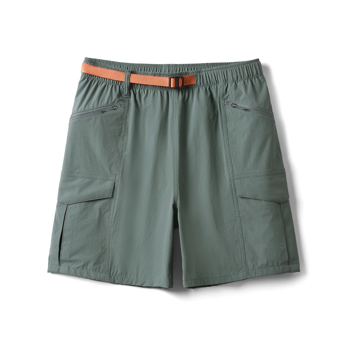 Men's Summer Oversize 145gsm Elastic Quick Dry Fabric Elastic Waist Cargo Shorts