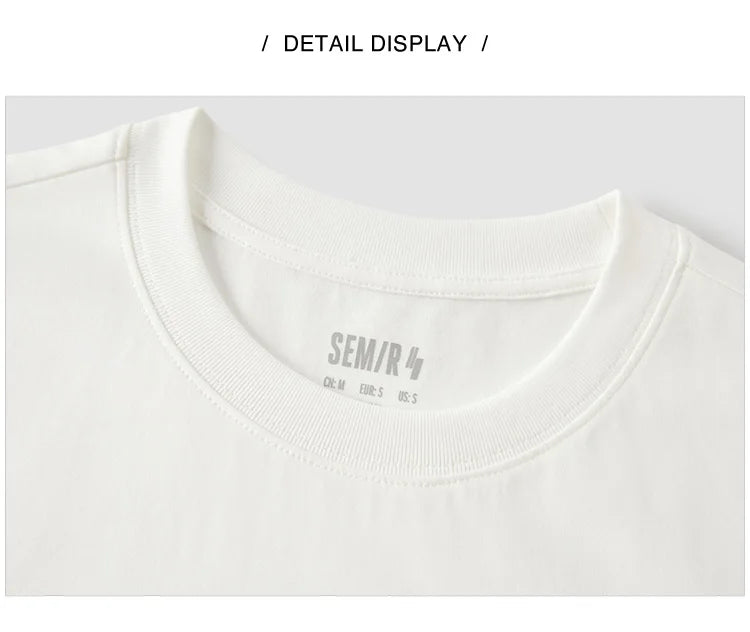 Women's Pure Cotton Short Sleeve T-Shirt - Simple Lettering Design