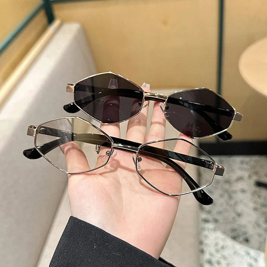 Polygonal Sunglasses - Retro Metal Frame UV400 Protection for Men & Women