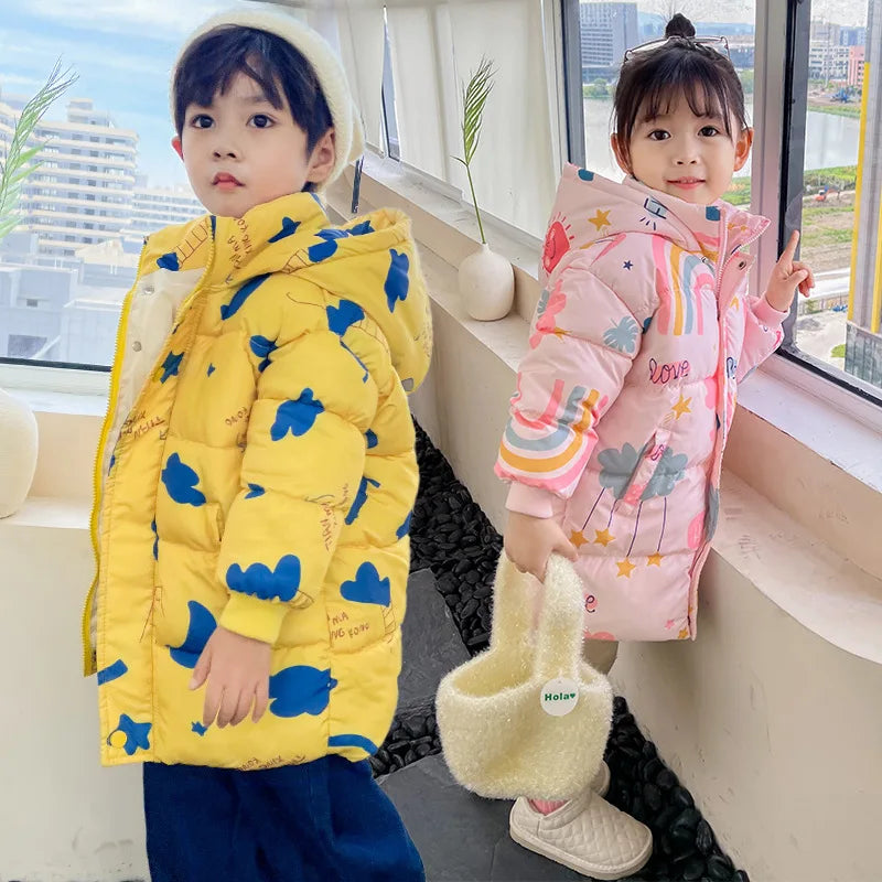 Children's Cotton Windbreaker Coat Jacket For Kids 2-7 Years