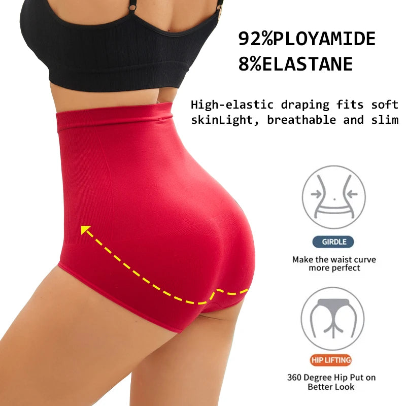 Women's High Waist Butt Lifter Shapewear - Tummy Control Panties Body Shaper Slimming Underwear Seamless Shaping Briefs