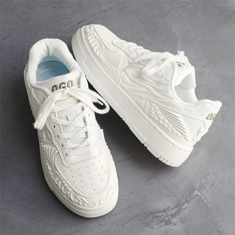 Men's Casual Platform Trainers Sneakers
