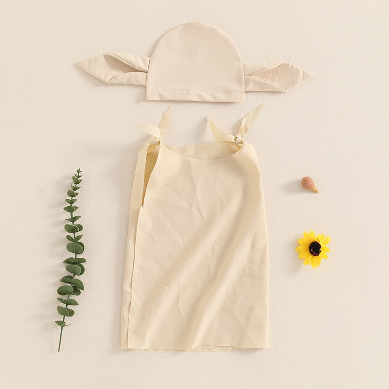 Baby Halloween Outfit Set - 2 Piece Sleeveless Dress with Hat