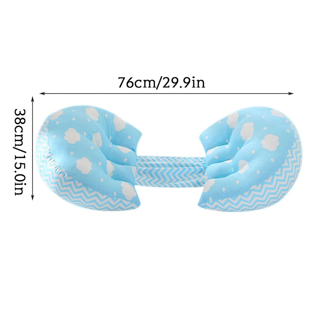Pregnancy Lumbar Pillow - Ergonomic Maternity Sleeping & Nursing Support Cushion
