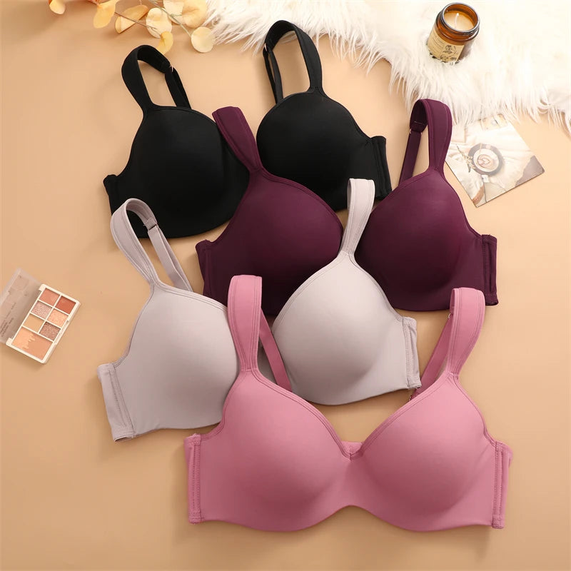Women's Support Bras Beautiful Back Seamless Bra One-piece Wireless Bralette Push Up Sports Brassiere