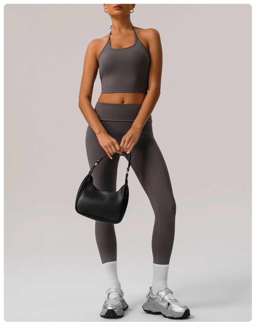 Women's Two Pieces Fitness Yoga Set Buttery Soft Gym Suit Breathable Quick Dry Running Sportswear Workout Sportswear