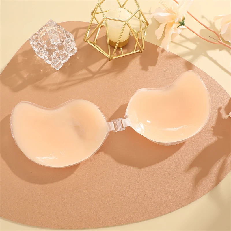 Reusable Silicone Nipple Covers - Self-Adhesive Invisible Breast Petals