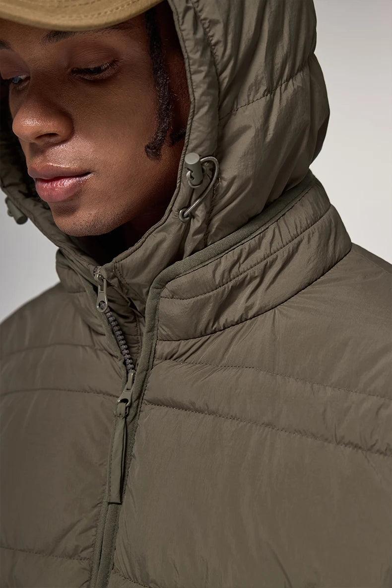 Water-Resistant Down Jacket Unisex - Streetwear Warm Loose Fit with Detachable Design